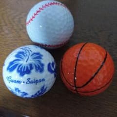 ゴルフボール 3個セット デザインボールのサムネイル