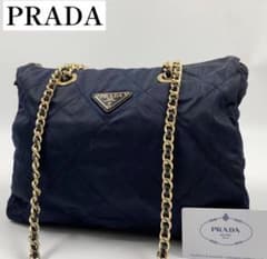 メ*ー様 【✨美品✨】プラダ ショルダーバッグ 三角ロゴ キルティング