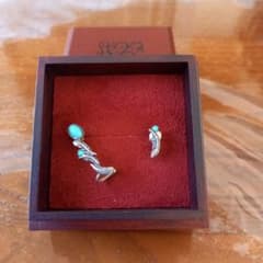 UZU　シルバーピアス　ターコイズのサムネイル