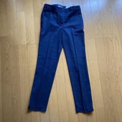 【新品タグ付】H&M エイチアンドエム スリムパンツ ネイビー EUR34のサムネイル
