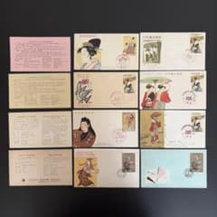 初日カバー FDC 約80枚 ケース付 昭和 記念切手 コレクション 切手趣味週間①】初日カバー FDC 8枚セット 昭和30年 代 - メルカリ