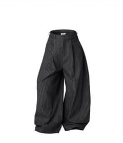 PP STRIPES PANTS ストライプ ワイドデニム PUSH PUSHのサムネイル