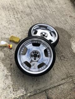 今日のみ値下げ！work ユーロライン pcd100 8j/7.5j 18インチのサムネイル