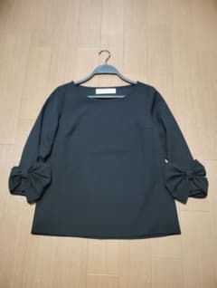 tocco closet ブラックリボン長袖トップス Mのサムネイル