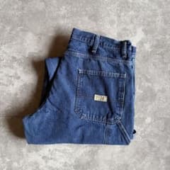 Wrangler 데님 페인터 워크 팬츠 블루 W34 L32 와이드