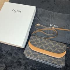 CELINEセリーヌ 美品 トリオンフ クラッチ ２WAYショルダーのサムネイル