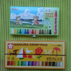ピピピン様お取り置きです‼サクラクレパスとぺんてるくれよんのセットのサムネイル