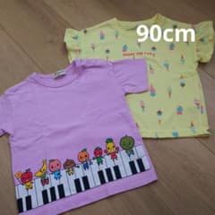 アイスクリーム ぷっぷるとともだち 90cm Tシャツ 2枚セットのサムネイル