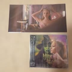 신품 사운드트랙 CD 1장 세트 + 타와레코 특전 엽서 위키드 영원의 약속