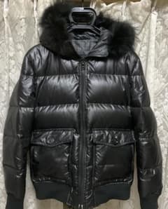 BURBERRY BLACK LABEL フード付きダウンジャケット Mのサムネイル