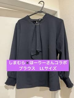 【値下げ不可】しまむら✖️ほーりーさんコラボ　ブラウス　LLサイズのサムネイル
