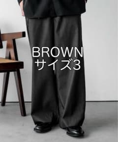 新品未使用】CTHY LUXURY MATERIAL TROUSERS 3 - メルカリ