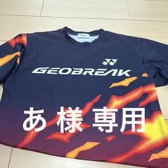 ヨネックス GEOBREAK Tシャツ ネイビー/オレンジのサムネイル