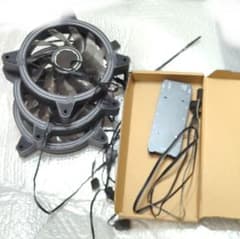 120mmARGBファン3台とコントローラーセットのサムネイル