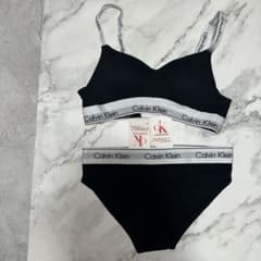 Calvin Klein CK ブラ＆ショーツセット ブラック Lサイズのサムネイル
