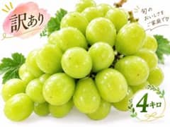 訳ありシャインマスカット 4キロのサムネイル