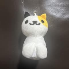 고양이 아츠메 토비미케씨 봉제인형 스트랩