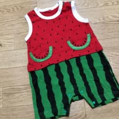 ロンパース　80cm スイカのサムネイル