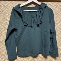 mizuiroind フリルカラー ロングスリーブプルオーバー