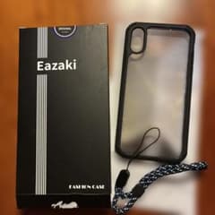 Eazaki iPhone XS/X 用 ケース クリアブラックのサムネイル