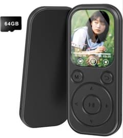 [2025 신형 인기 & 64GB 내장] MP3 플레이어 Bluetooth5.3