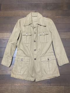 70s Levis BigE 白タブ　サファリジャケット　モールスキン　ベージュのサムネイル