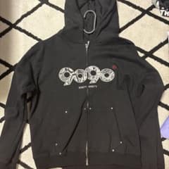 9090 Ninety Ninety ジップアップパーカー ブラックL 9090 ジップアップパーカー ブラック【即完売品】 - メルカリ