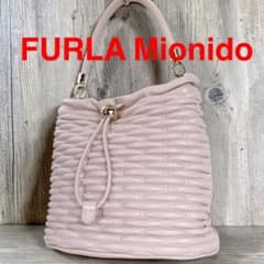 FURLA Mionido 2WAYバケットバッグ ピンク - メルカリ