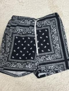 バンダナ柄 ショートパンツ ブラックのサムネイル