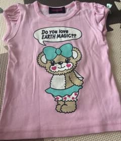 EARTH MAGIC ピンク Tシャツ90のサムネイル