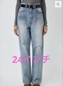 MOUSSY HW CRASH LOOSE STRAIGHT サイズ24のサムネイル