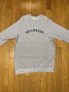 HELLRAZOR スウェット トレーナー グレーのサムネイル