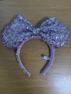 東京ディズニーリゾート スパンコール カチューシャ ピンクのサムネイル