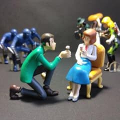 루팡 3세 가샤폰 카리오스트로의 성편 전 6종 8개 2000