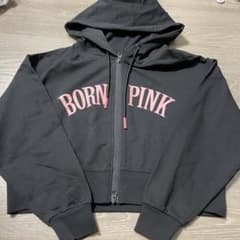 BLACKPINK BORN PINK クロップドジップアップフーディ M - メルカリ