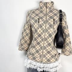 Y2K❤️ BURBERRY BLUE LABEL ノバチェックトラックジャケット - メルカリ