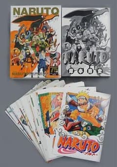 2015年】NARUTO展 コミックスカバー全巻ポストカードセット 風、雷の書