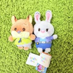 ズートピア2 ニックジュディうるぽちゃちゃん 2点 - メルカリ