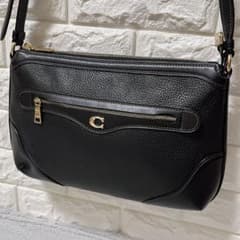 美品✨COACH コーチ アイビー ショルダー メッセンジャー バッグ シボ 