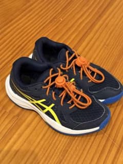 asics バレーボールシューズ ネイビー オレンジのサムネイル