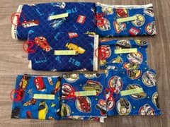 はぎれ 7枚セット まとめ売りトミカ　カーズのサムネイル
