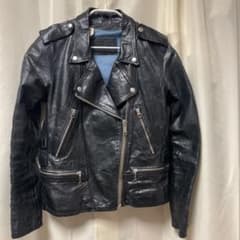 ダブルライダースジャケット　ゴールデングース  golden gooseのサムネイル