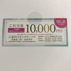 品川スキンクリニック ご利用券のサムネイル