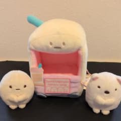 すみっこぐらし たぴおか屋さんてのりぬいぐるみ【しろくま.たぴおか】3点セットのサムネイル