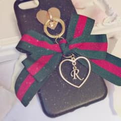 《(^-^)様専用》ハンドメイド♥iPhoneケース♥イニシャルのサムネイル