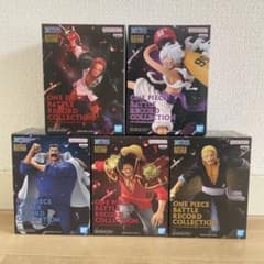 ワンピース バトレコ シャンクス/ルフィ/レイリー/ロジャー/ガープ フィギュア