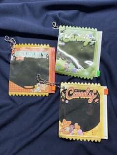 お菓子パッケージキーホルダー　3個セットのサムネイル