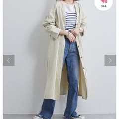 タグ付き未使用　とろみコートワンピースのサムネイル