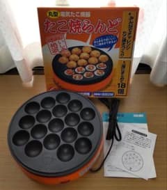 1500→1200円値下げ【1回使用】電気たこ焼き器 18穴のサムネイル