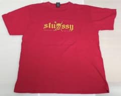 stussy オールドステューシー レッド Tシャツ XLサイズのサムネイル